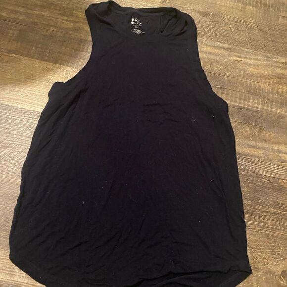 [splits 59] navy racer back tank EUC#2 - Picture 4 of 5